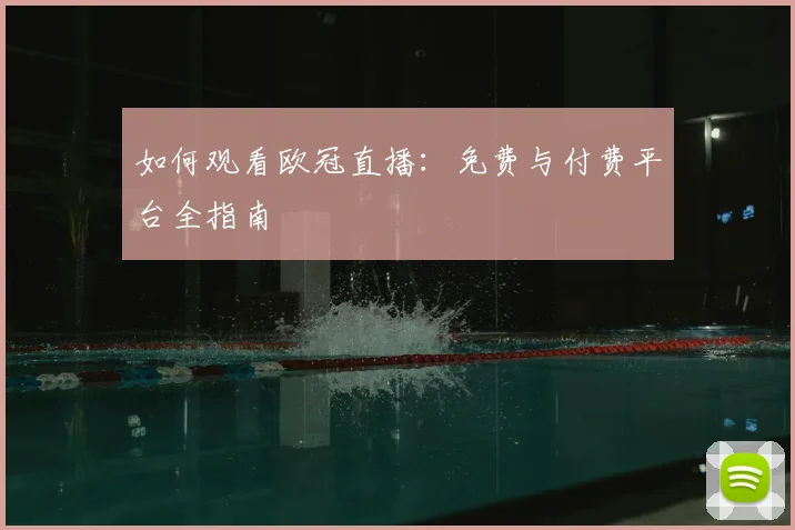 如何观看欧冠直播：免费与付费平台全指南