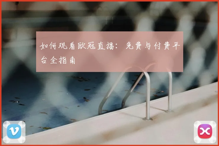 如何观看欧冠直播:免费与付费平台全指南